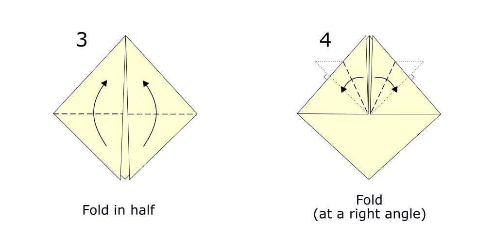 Origami Samurai helmet diagram (S2)