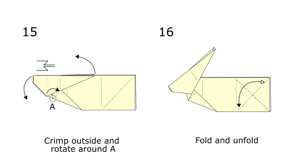 Origami Rabbit diagram (S8)