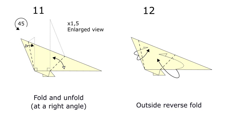 Origami turkey (diagram s6)