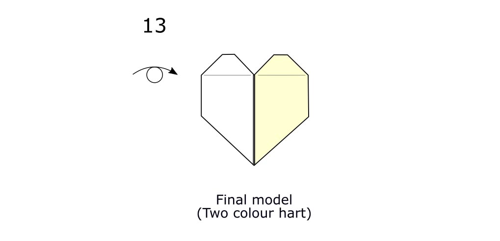 Two colour hart (diagram s8)